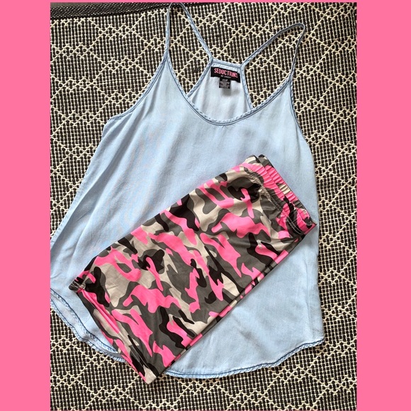 100% Tencel Blue Tank Shirt XS - Picture 5 of 6